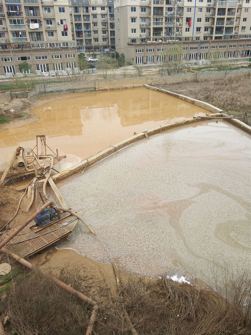 南桥镇沉淀池淤泥清理-厂区废水池淤泥清淤