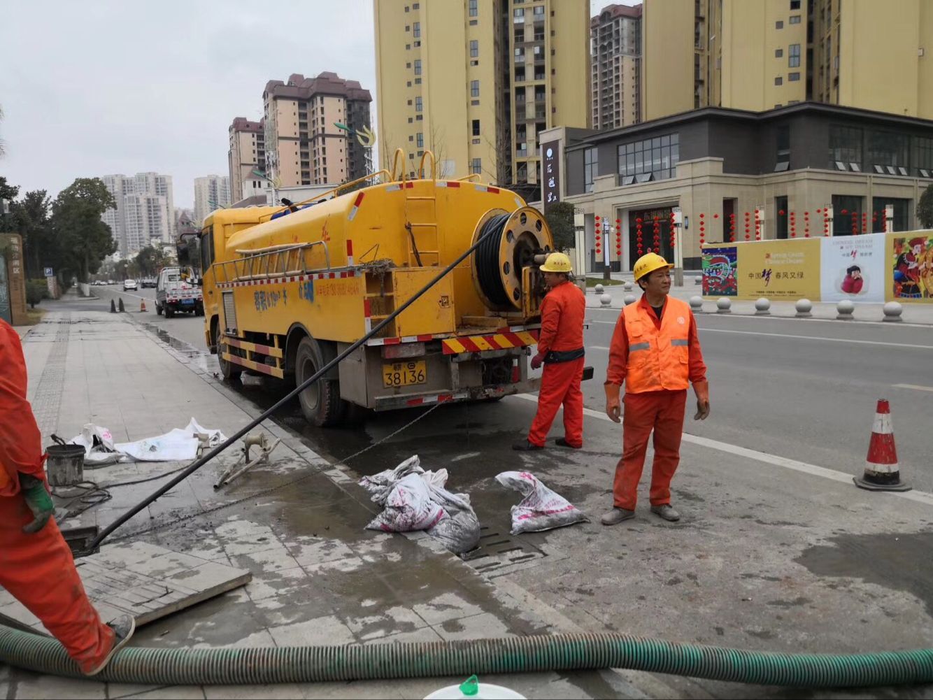 南桥镇排污管道清淤-管道清洗
