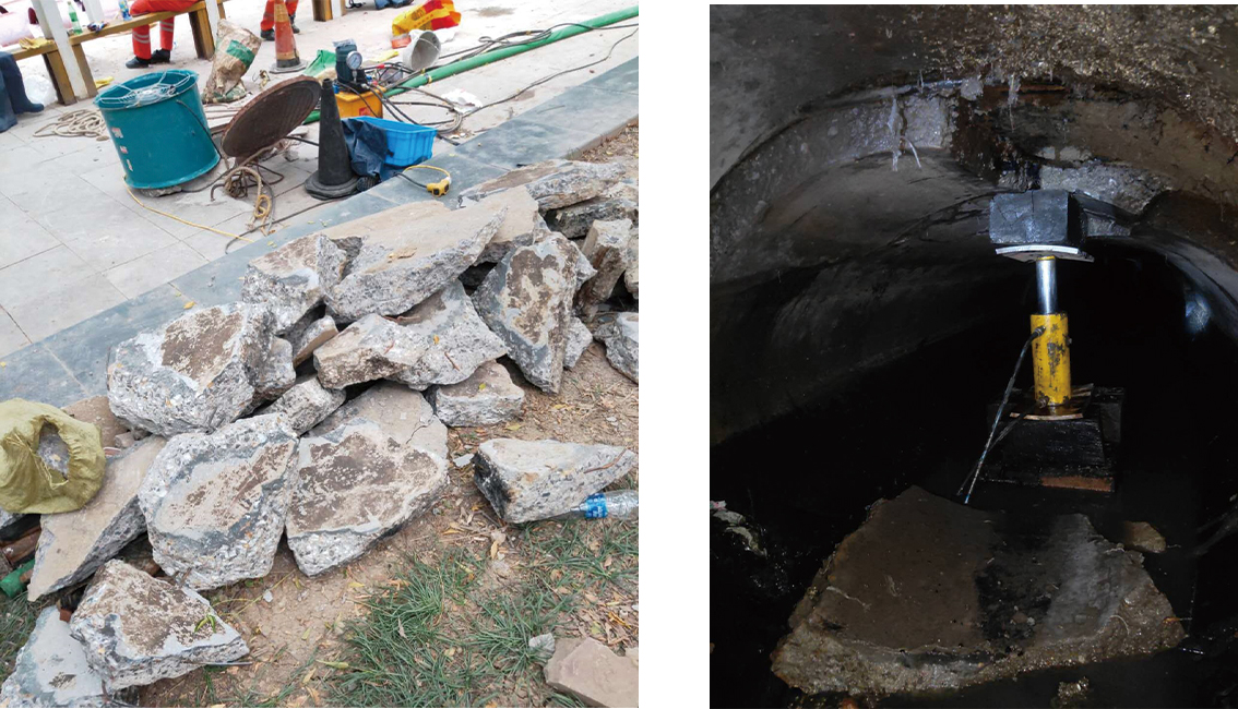 南桥镇管道预处理